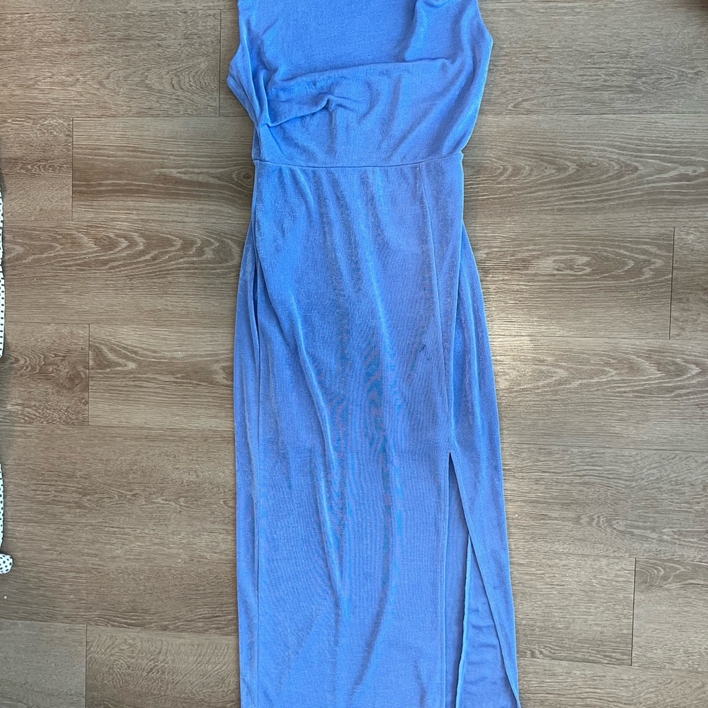 Hello Molly What’s Happening Midi Dress Sky Blue